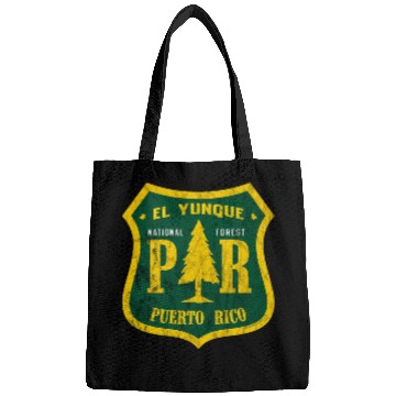 Discover El Yunque National Forest Puerto Rico Shield Look Bags
