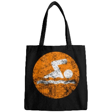 Discover Swim Orange Swim Icon Bags