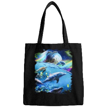 Discover Galaxy Dolphin Dolphins In Space Bags