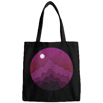 Discover Night Sky Nature Retro Bags