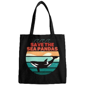 Discover Rescue Killer Whale Orcas Save The Sea Pandas Bags
