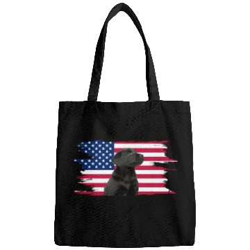 Discover American Flag Dog Black Lab Puppy Bags