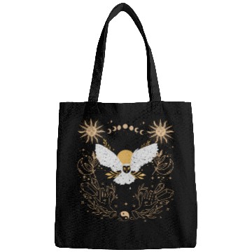 Discover Dark Academia Tarot Card Sun Moon Crystals Owl Bags