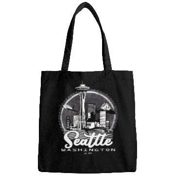 Discover Seattle Pacific Northwest Emerald City Bags