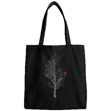 Discover Winter Tree W Cardinal Bird Bags