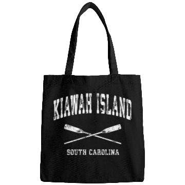 Discover Kiawah Island South Carolina Nautical Crossed Oars Bags