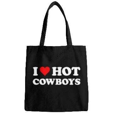 Discover I Love Hot Cowboys Western Rodeo Bags