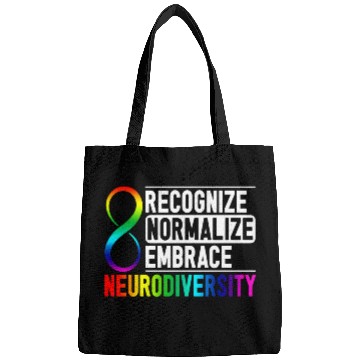 Discover Recognize Normalize Embrace Neurodiversity Adhd Bags
