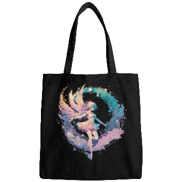 Discover Watercolor Fairy Painting Fairycore Pastel Goth Bu Bags