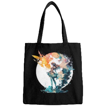Discover Watercolor Fairy Art Fairycore Grunge Pastel Goth Bags