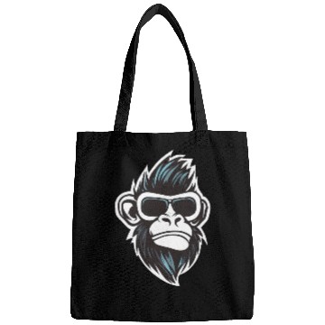 Discover Cool Monkey - Rock and Roll with Sunglasses Bags