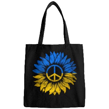 Discover Ukrainian Flag Ukraine Flag Sunflower Bags