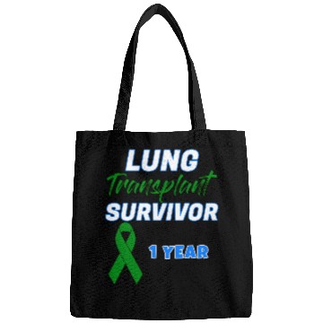 Discover Lung Transplant First Anniversary One Year Bags
