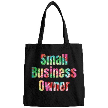 Discover Small Business Owner tie dye Bags
