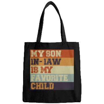 Discover My Son In Law Is My Favorite Child Retro Vintage Bags