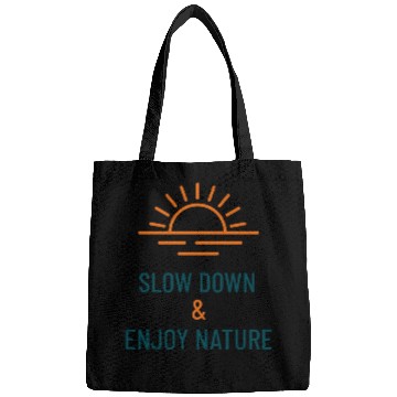 Discover Slow Down & Enjoy Nature Camping Bags