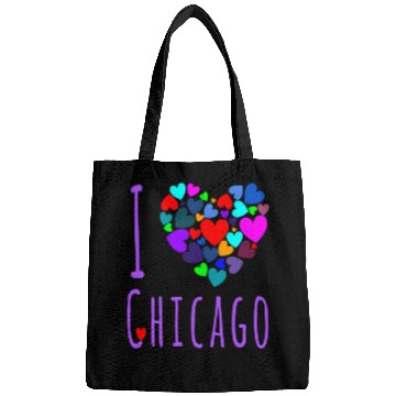 Discover I Love Chicago Heart City Of Chicago Bags