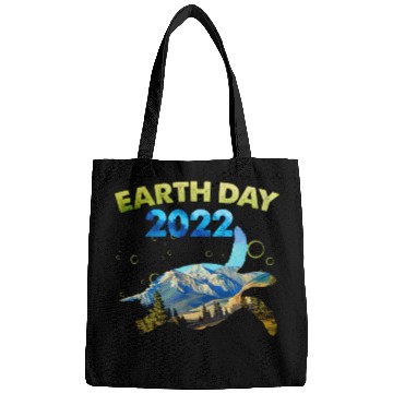 Discover Sea Turtle Earth Day Everyday 2022 Planet World Bags