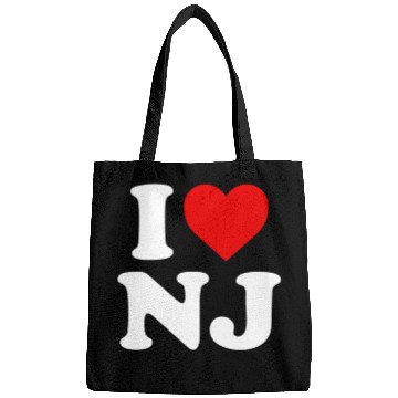 Discover I Love Nj Heart New Jersey Bags