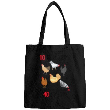 Discover Funny I Only Wanted 10 Chickens Bags