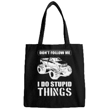 Discover Don't Follow Me I Do Stupid Things Race Driver Bags