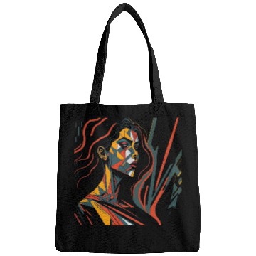 Discover Feminine Character Cubism Bags
