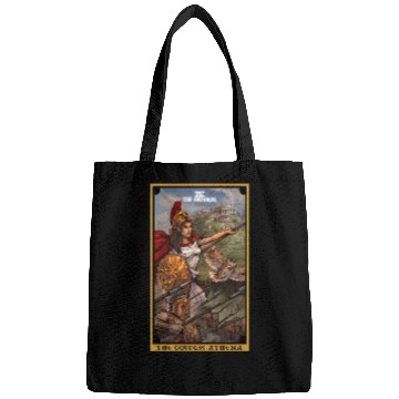 Discover The Goddess Athena The Emperor Tarot Card Greek Bags