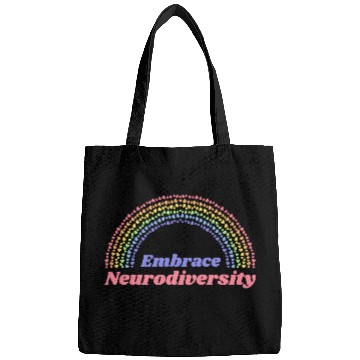 Discover Embrace Neurodiversity Rainbow Bags