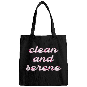 Discover Clean and Serene pink floral Bags