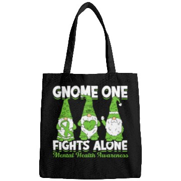 Discover Gnome One Fights Alone Mental Health Awareness Bags