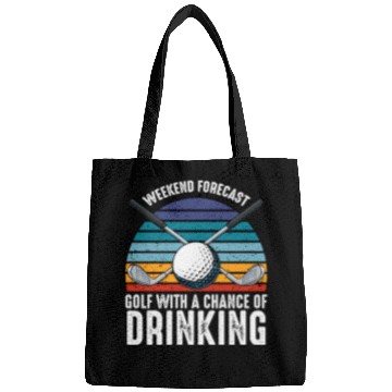 Discover Weekend Forecast Golf Lover Golfer Sport Hobby Bags