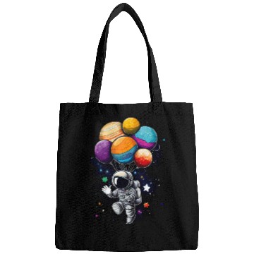Discover Astronaut Birthday Space Balloon Galaxy Planets Bags