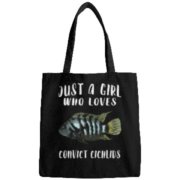 Discover Just A Who Loves Convict Cichlids Fish Bags