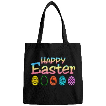 Discover Happy Easter Bunny Colorful Eggs Perfect For Bags