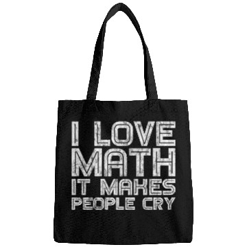 Discover I Love Math, It Makes People Cry 3 Bags