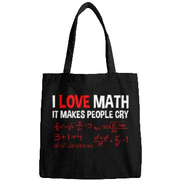 Discover I Love Math, It Makes People Cry 4 Bags
