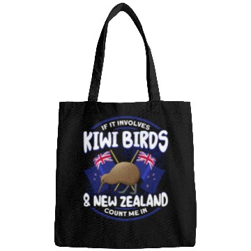 Discover Bird Lover Endangered Species Kiwi Bird Bags