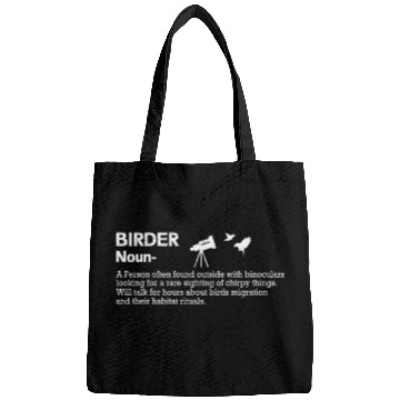 Discover Bird Lover Birdwatching Bird Whisperer Bags