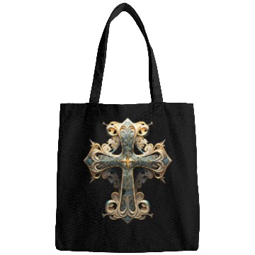 Discover Jesus Cross Painting Bags