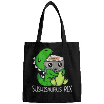 Discover Cute Dinosaur Sushi Lover Gift Women Trex Men Bags