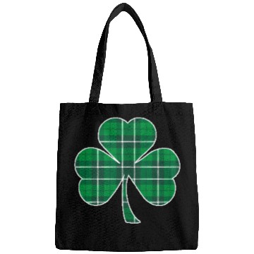 Discover St Patric Day Irish Green Buffalo Plaid Shamrock Bags