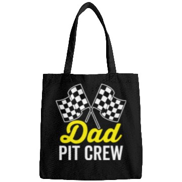 Discover Dad Pit Crew For Racing Party Costume Bags