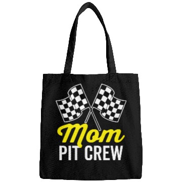Discover Mom Pit Crew For Racing Party Costume Bags