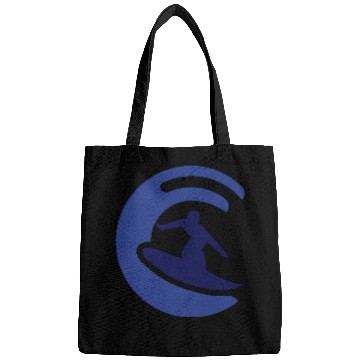 Discover surfer logo Bags