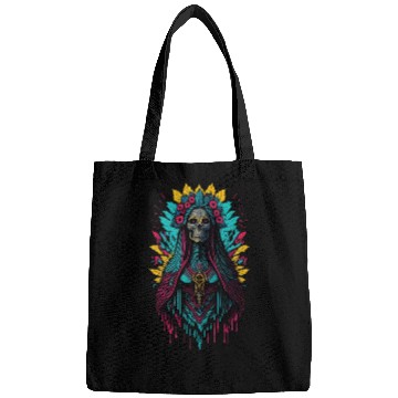 Discover Santa Muerte de Guadalupe Bags