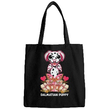 Discover Dalmatian funny birthday Bags