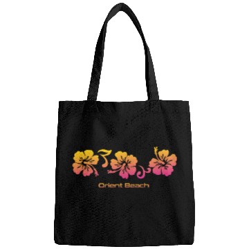 Discover Orient Beach Saint Martin Hibiscus Souvenir Bags