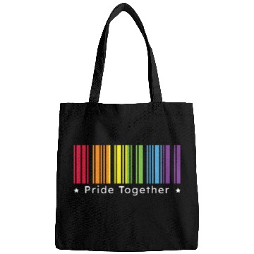 Discover Pride Together, Rainbow Barcode : Pride Month Gift Bags