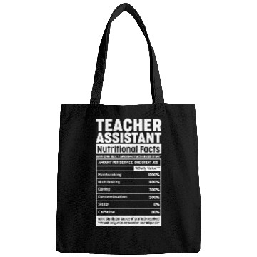 Discover Teacher Assistant Nutritional Fact Teacher Element Bags