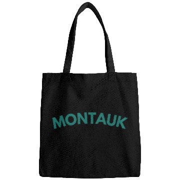 Discover Montauk New York Vintage College Style (Green) Bags
